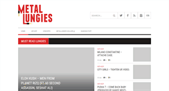 Desktop Screenshot of metallungies.com